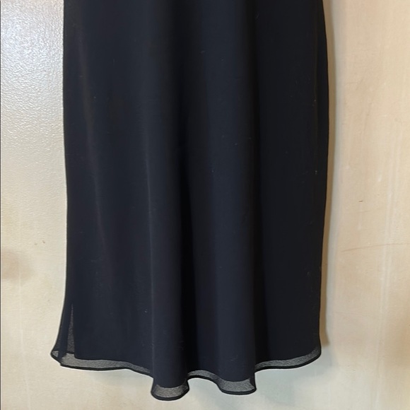 Patra Black Sleeveless Formal with embroidered illusion neck size 8 - Picture 4 of 11